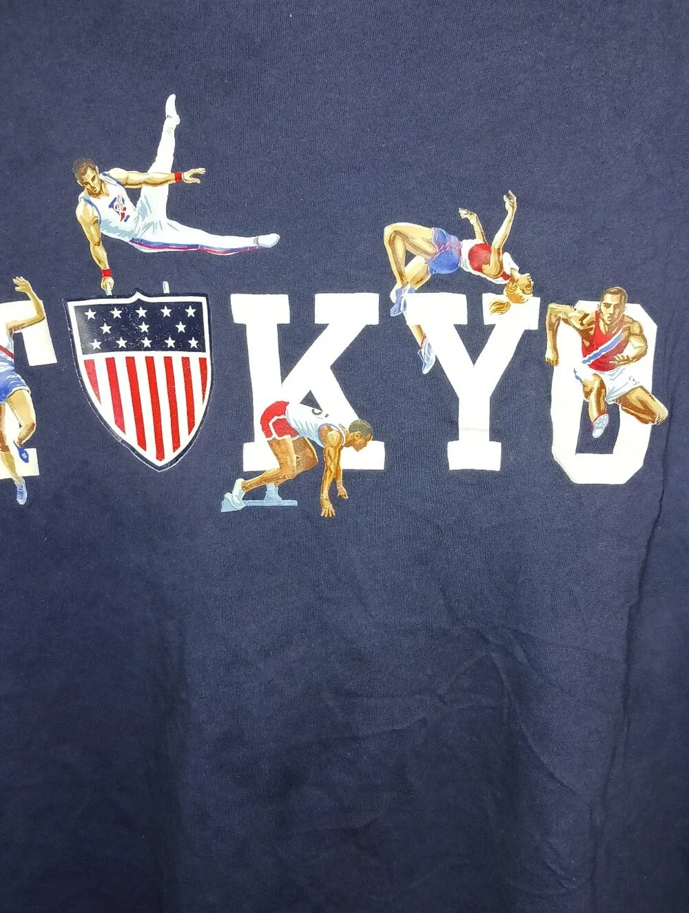 Polo by Ralph Lauren Navy Tokyo Olympic Graphic Tee